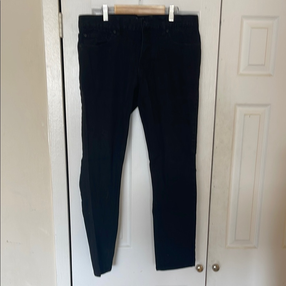 RUDE Men's Skinny Jeans Size 34x30 In Black
